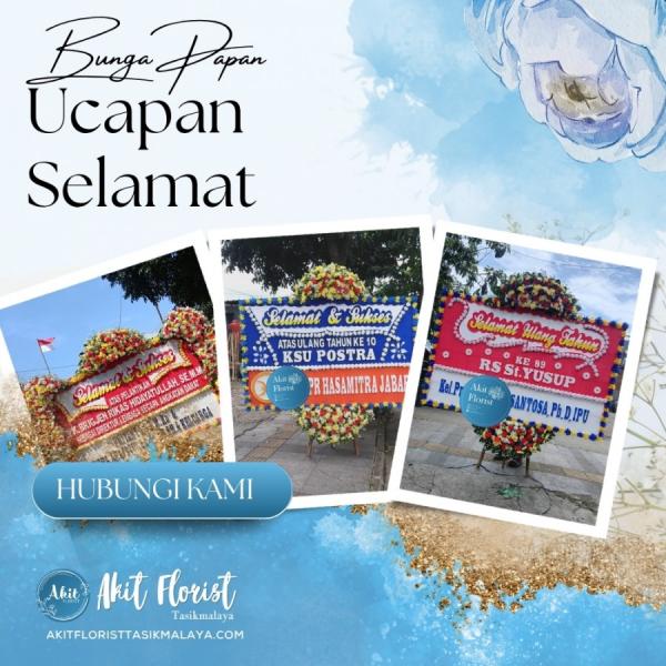 Karangan Bunga Papan Ucapan Selamat